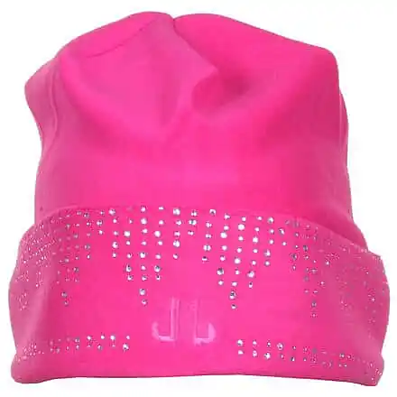 Stretch Shiny Beanie dámská zimní čepice růžová Originální
