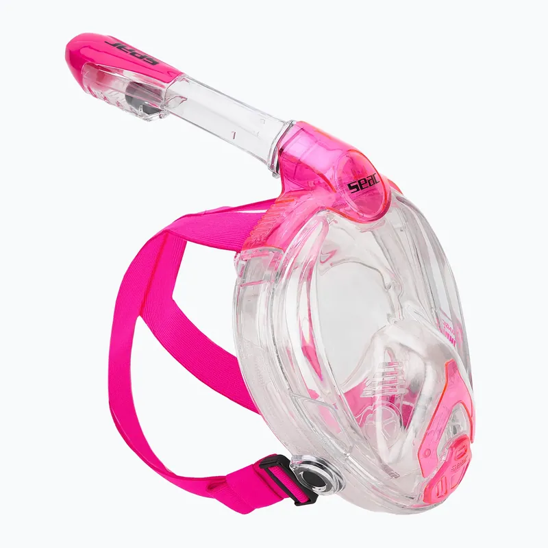 Víkendová Akce Dětská celoobličejová šnorchlovací maska SEAC Magica black silicone/pink