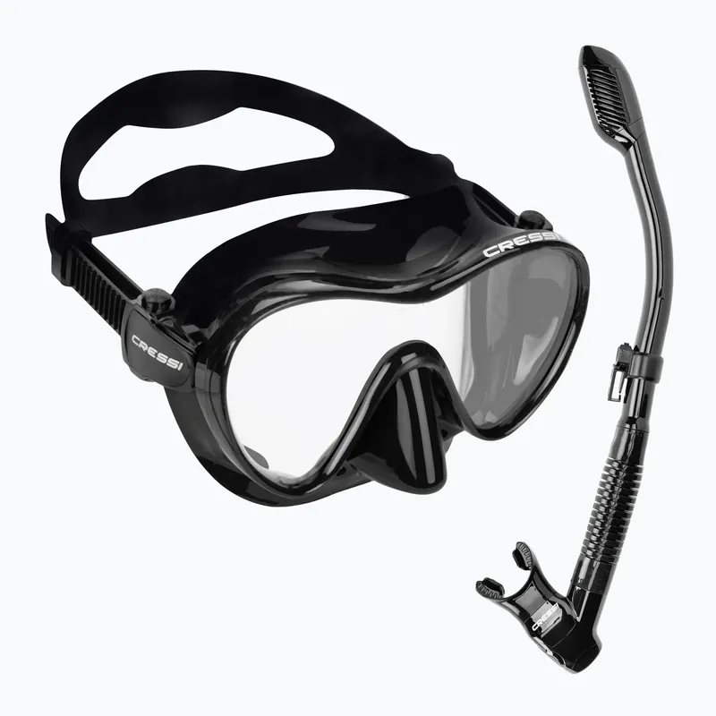 Potápěčský set Cressi F1 + Supernova Dry černý Oblíbený