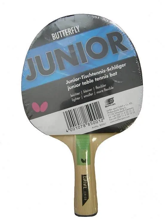 Pálka na stolní tenis BUTTERFLY JUNIOR Tovární Cena