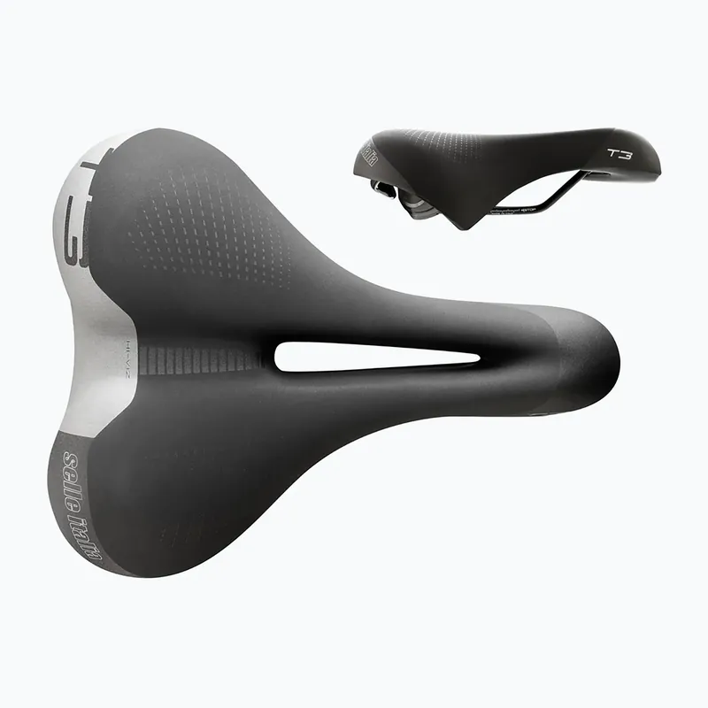 Cenová Bomba Sedlo na kolo Selle Italia Sportouring T 3 Flow, Fec Alloy Rail, Soft-Tek, Light Gel black