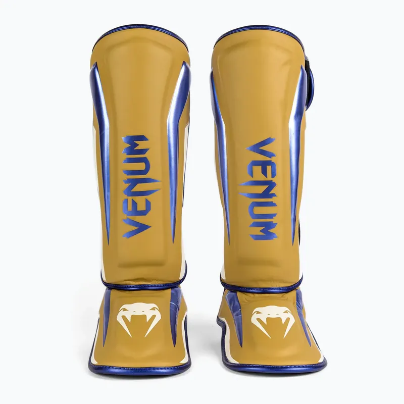 Chrániče holení a chodidel Venum Elite Standup Shin Guards camel Originální