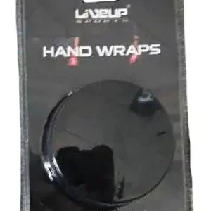 Bandáž box bavlna 5 m X 4,6 cm LiveUp černá pár - Černá Nejlepší Volba