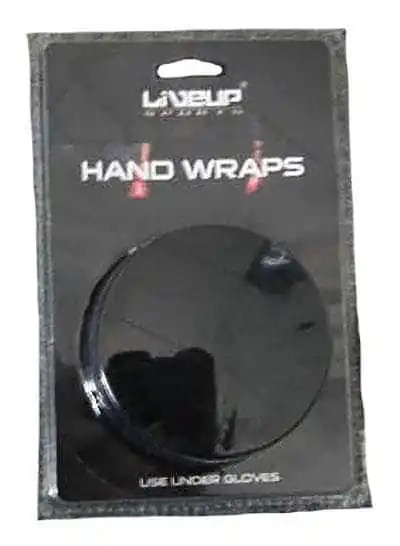 Bandáž box bavlna 5 m X 4,6 cm LiveUp černá pár - Černá Nejlepší Volba