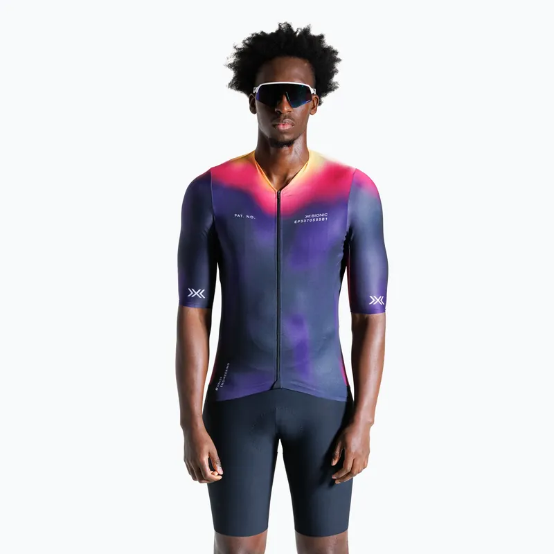 Tovární Cena Pánský cyklistický dres X-Bionic Corefusion Aero Jersey heatmap