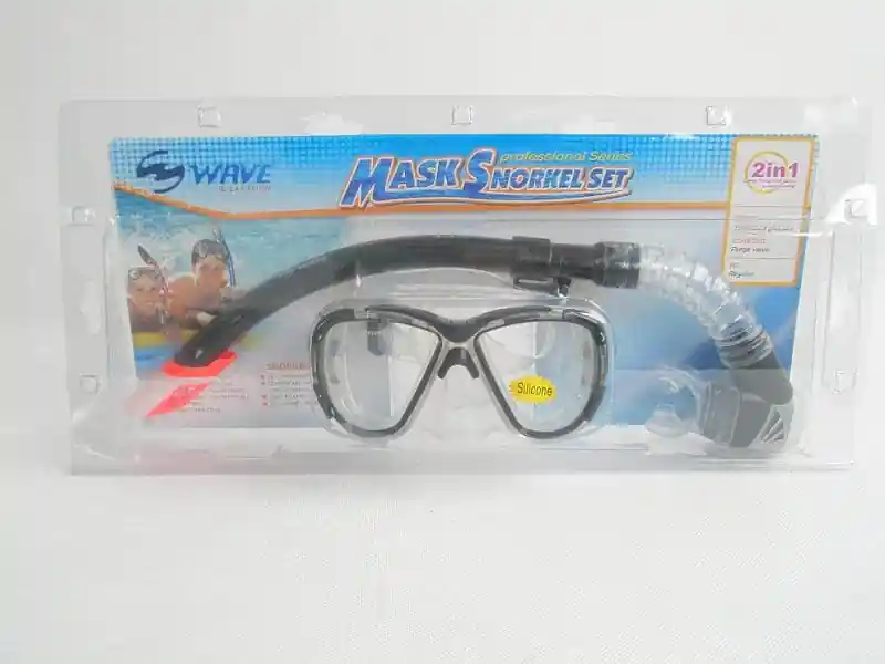 Originální POTÁPĚČSKÝ SET WAVE SENIOR - černá