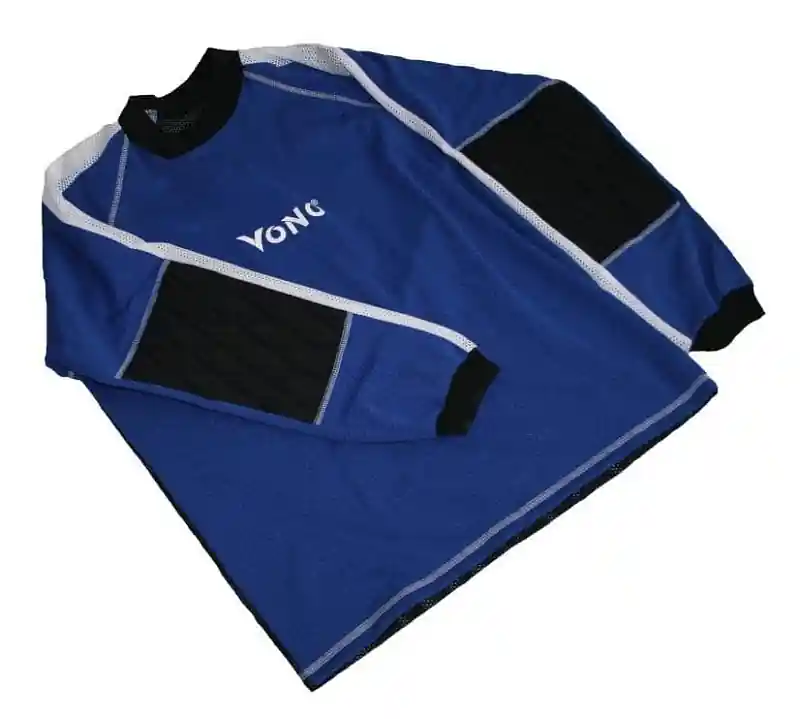 Florbalový dres brankářský Standard velikost XL modrý - modrá Levný