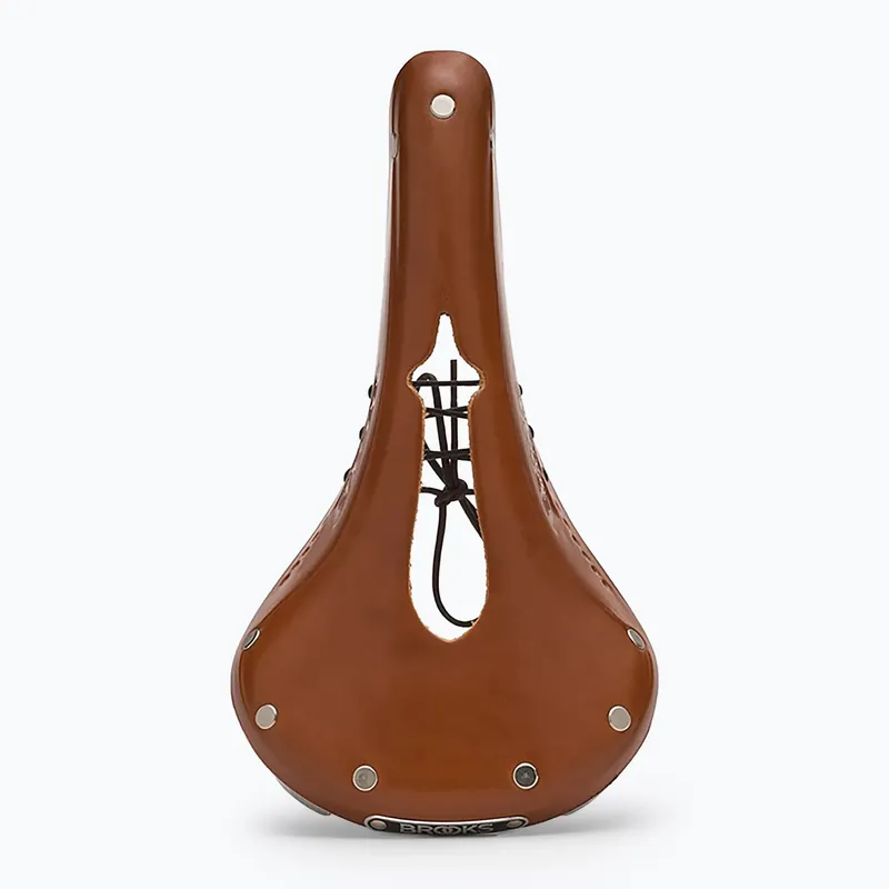 Cyklistické sedlo Brooks England B17 Narrow Carved honey Nová Kolekce