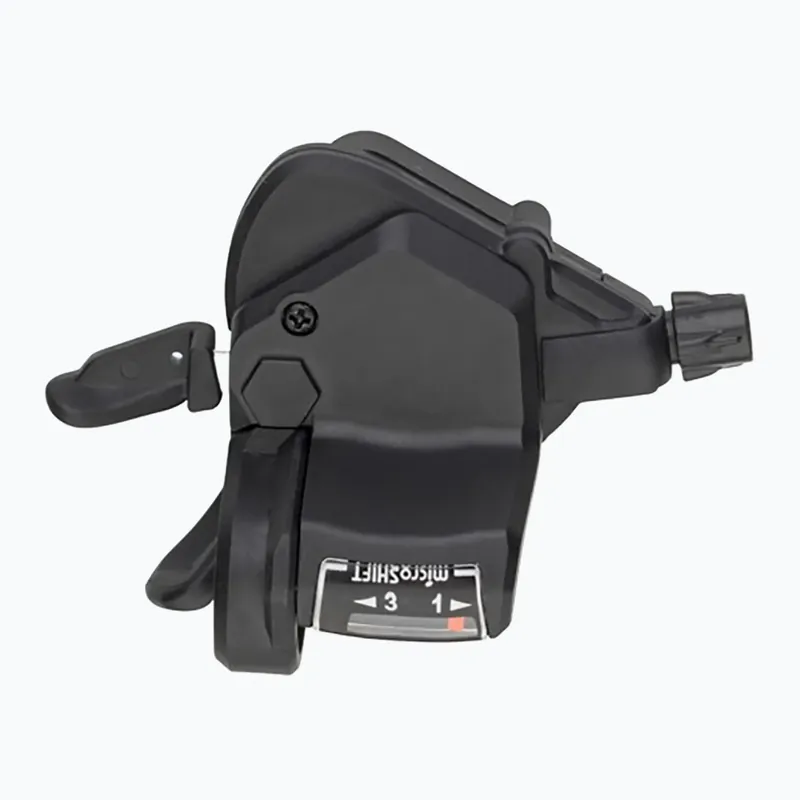 Akční Cena Páka přehazovačky s optickým indikátorem vpravo + vlevo microSHIFT TS39 3x9 Thumb Tap