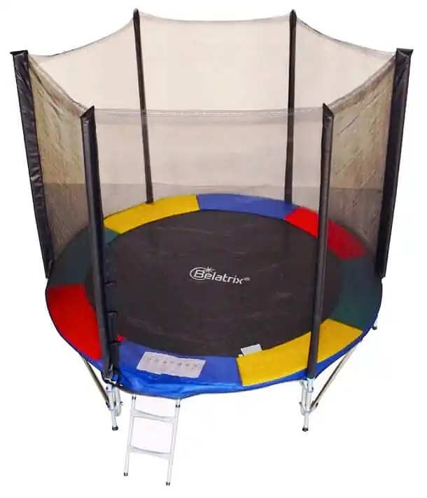 Trampolína Belatrix 244 cm + ochranná síť a schůdky Akční Nabídka