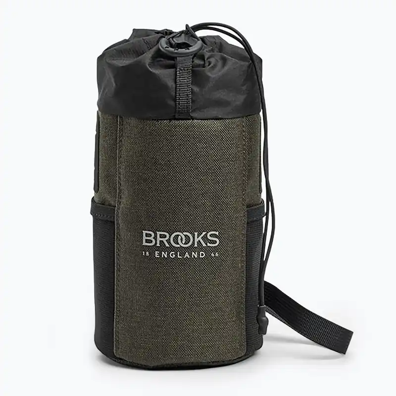 Brašna na řídítka Brooks England Scape Feed Pouch 1 l mud green Sleva