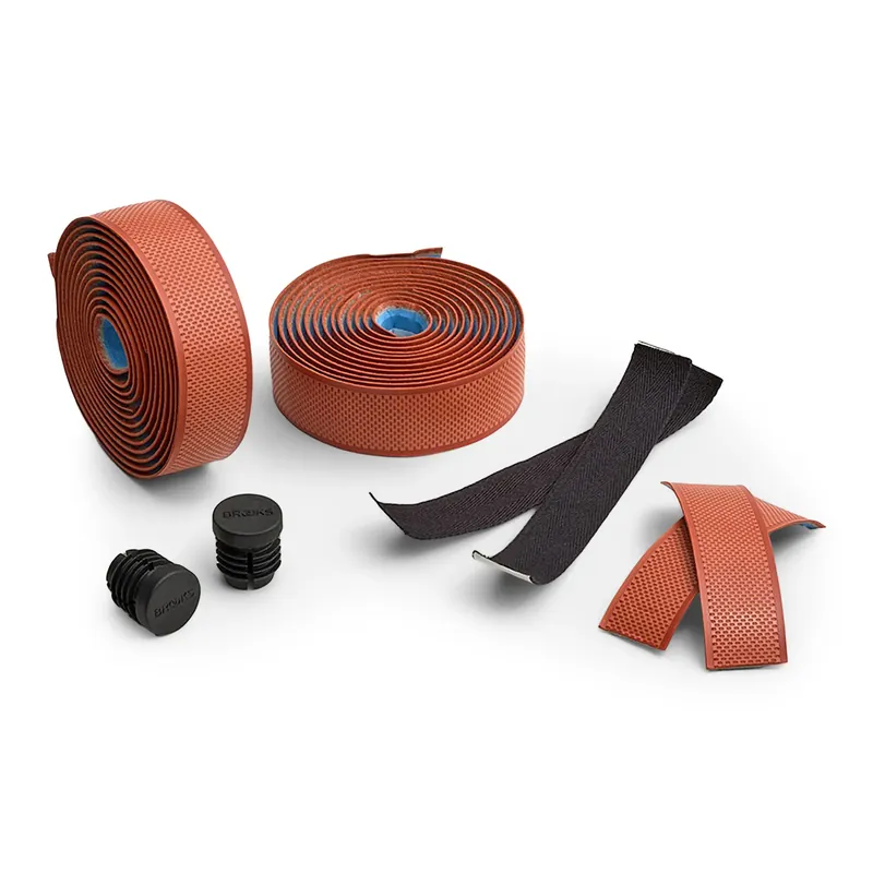 Omotávka na řídítka Brooks England Cambium Rubber Bar orange Nová Kolekce