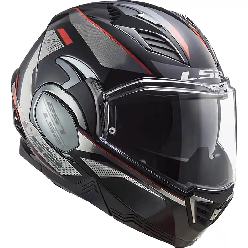 Výklopná moto přilba LS2 FF900 Valiant II Hub Chrome P/J Pouze Dnes