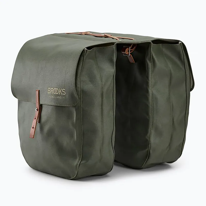 Sezónní Sleva Brašna na kolo Brooks England Brick Lane Panniers 30 l sage green/honey