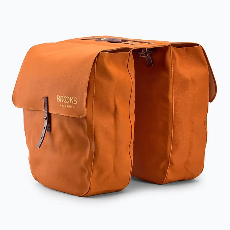 Brašna na kolo Brooks England Brick Lane Panniers 30 l gooseback/maroon Aktuální