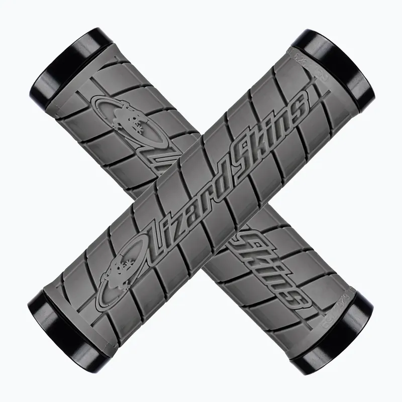 Časově Omezené Gripy na řídítka Lizard Skins Dual-Clamp Logo graphite
