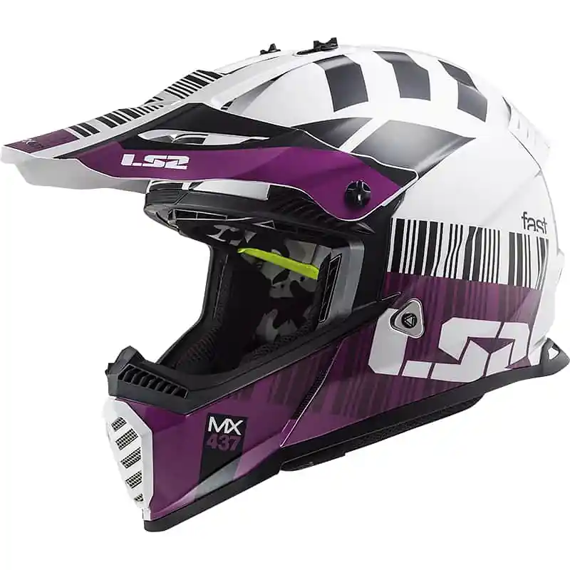 Moto přilba LS2 MX437 Fast Evo XCode Sleva