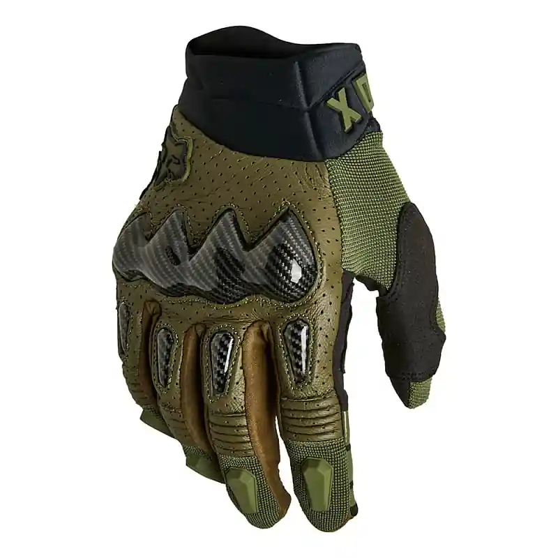 Motokrosové rukavice FOX Bomber Ce Green MX22 Expresní Doručení