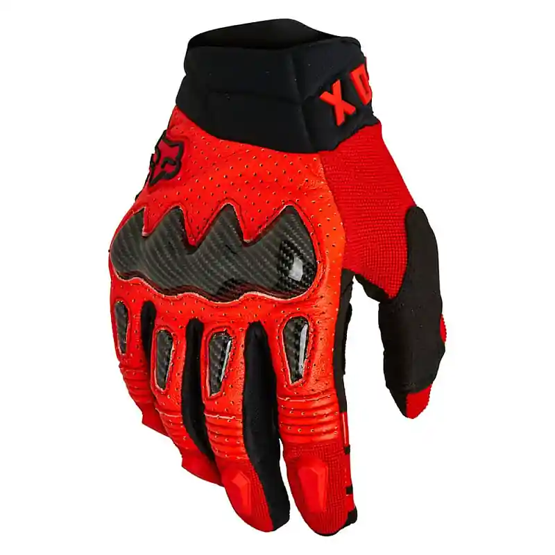 Motokrosové rukavice FOX Bomber Ce Fluo Red MX22 Dokud Zásoby Vydrží