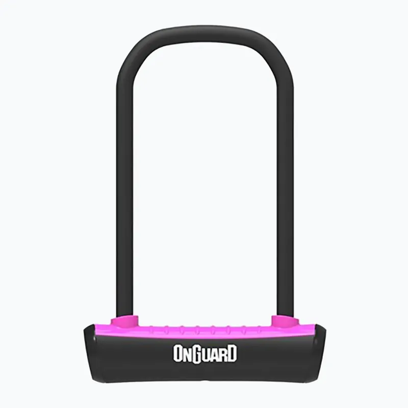 Zámek na kolo OnGuard Neon 8153PN U-Lock black/pink Sleva