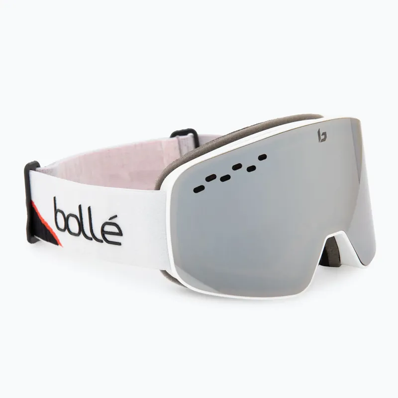 Lyžařské brýle Bollé Nevada race white matte/black chrome Expresní Doručení