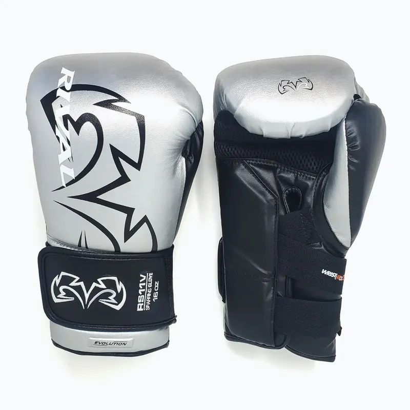 Boxerské rukavice Rival RS11V Professional silver Cenová Bomba