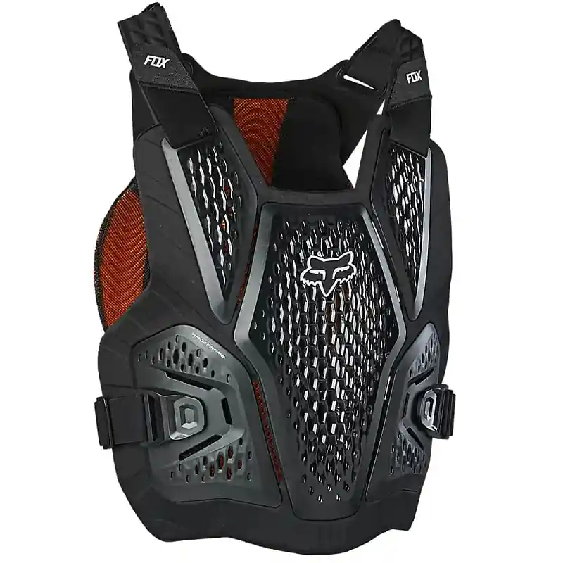 Značkový Chránič hrudi FOX Raceframe Impact SB D3O Black