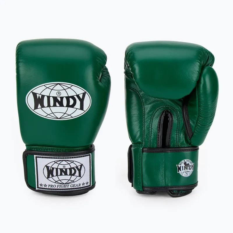 Zlevněný Bowerské rukavice WINDY Classic Genuine Leather green