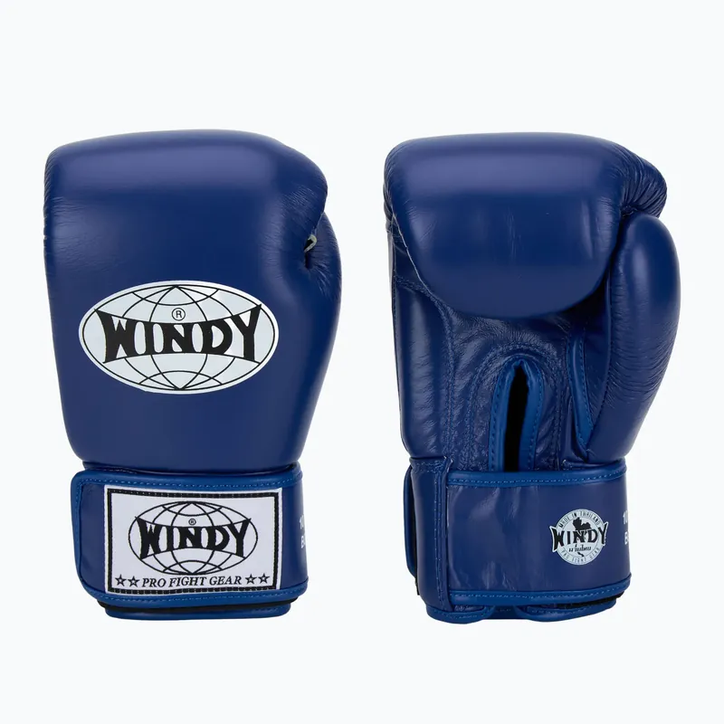 Jen Po Omezenou Doba Boxerské rukavice WINDY Classic Genuine Leather blue