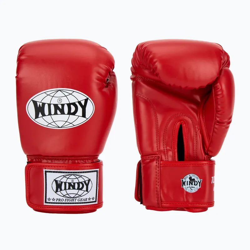 Top Prodej Boxerské rukavice WINDY Classic Synthetic Leather red
