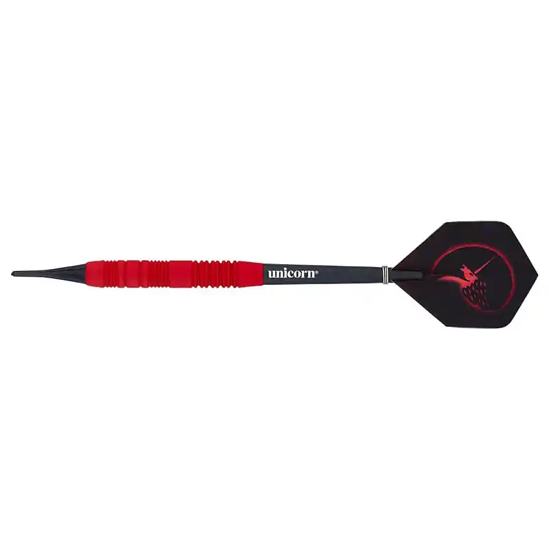 Top Prodej Šipky Unicorn Core Plus Rubberised Brass Red 3ks