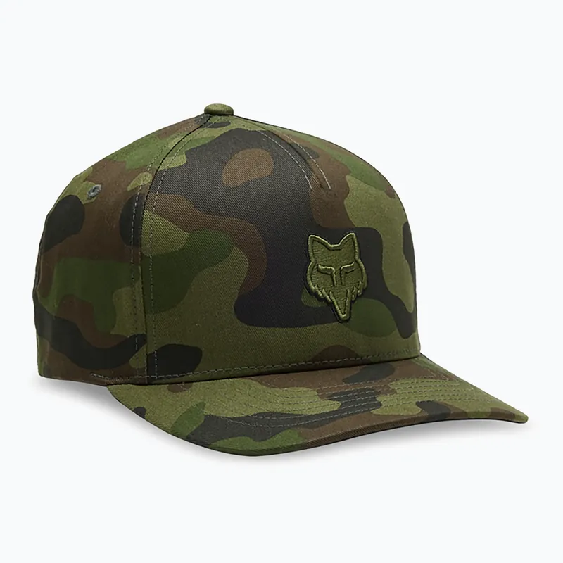 Vysoce Kvalitní Kšiltovka Fox Racing Fox Head Flexfit green camo