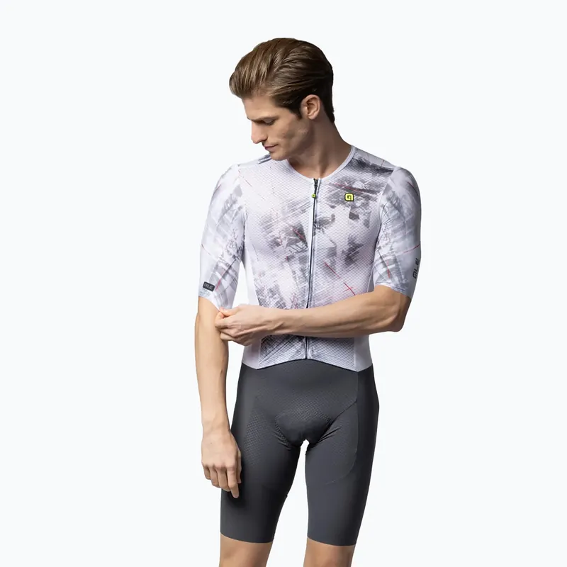 Akční Cena Pánská cyklistická kombinéza Alé Mirror white