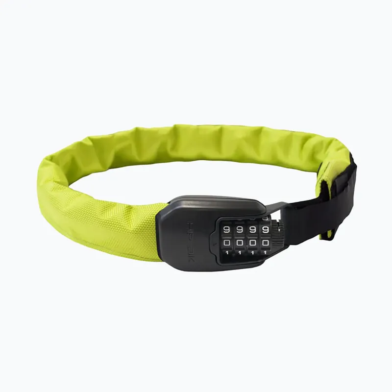 Zámek na kolo Hiplok Spin neon yellow Novinka