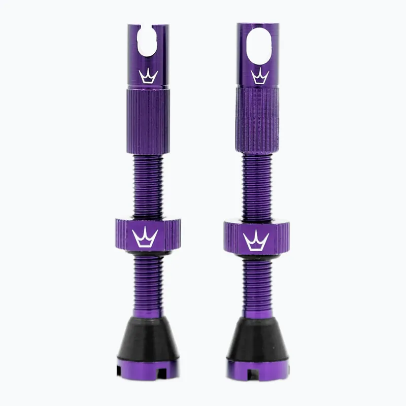 Cenová Bomba Sada ventilků Peaty‘s X Chris King MK2 Presta 42 mm violet