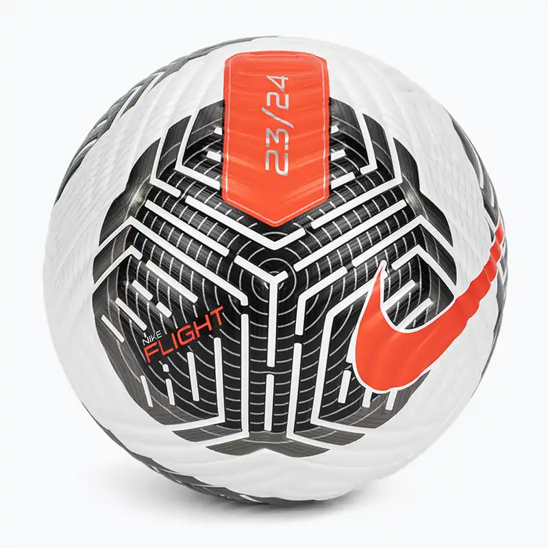 Fotbalový míč Nike Flight white/black/bright crimson fotbal velikost 5 Aktuální