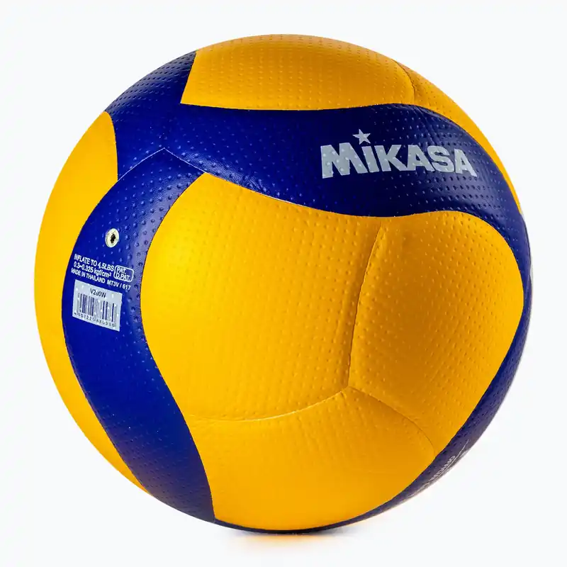 Volejbalový míč Mikasa žlutomodrý V200W Omezená Nabídka
