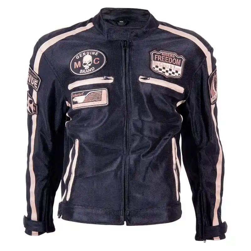 Vysoce Kvalitní Letní moto bunda BOS 6488 černá