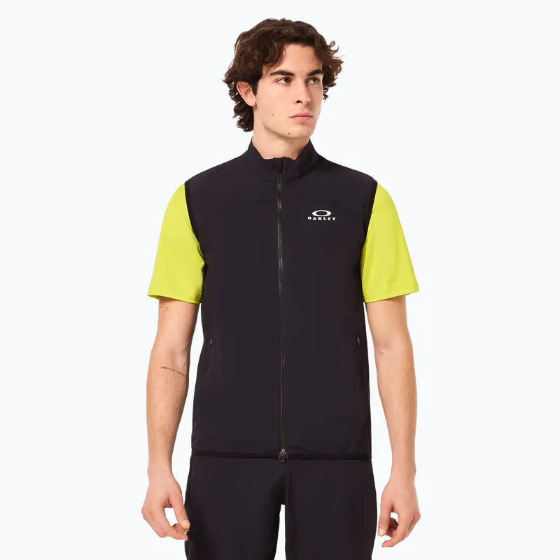 Pánská cyklistická vesta Oakley Elements Vest blackout Cenově Výhodný