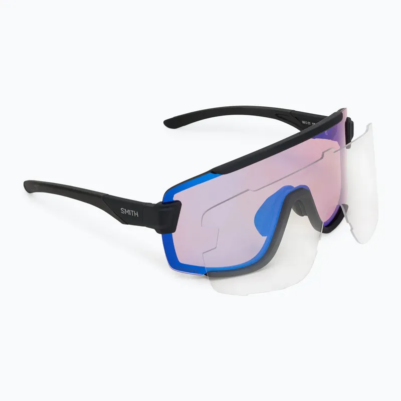 Sezónní Sleva Sluneční brýle Smith Wildcat matte black/chromapop low light rose blue mirror/clear
