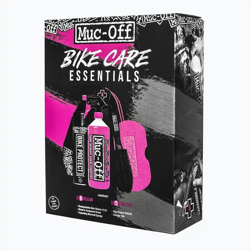 Sada na čištění jízdních kol Muc-Off Essentials Levný