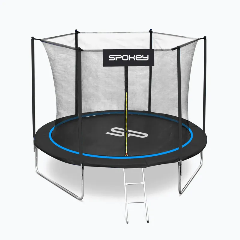 Zahradní trampolína Spokey Jumper 244 cm černo-modrá 927878 Časově Omezené