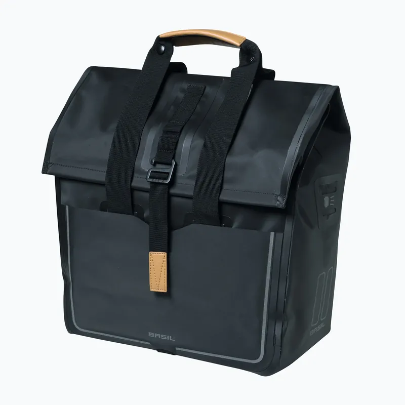 Brašna na kolo Basil Urban Dry Shopper 25 l matte black Hit Sezóny