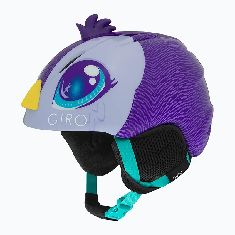 Dětská lyžařská helma Giro Launch Plus purple penguin Expresní Doručení