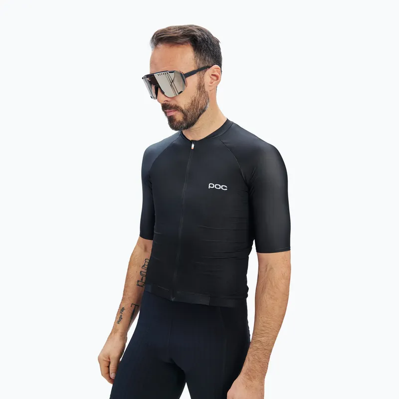 Pánský cyklistický dres POC Pristine uranium black Značkový