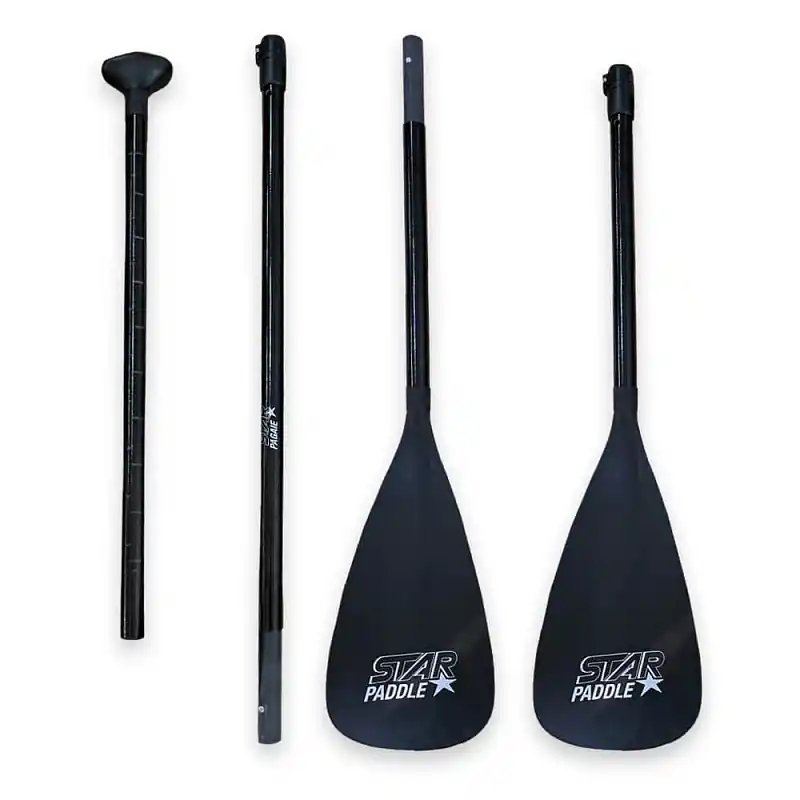 pádlo STAR Fiberglass 4T Combo - BLACK Nejlepší Cena