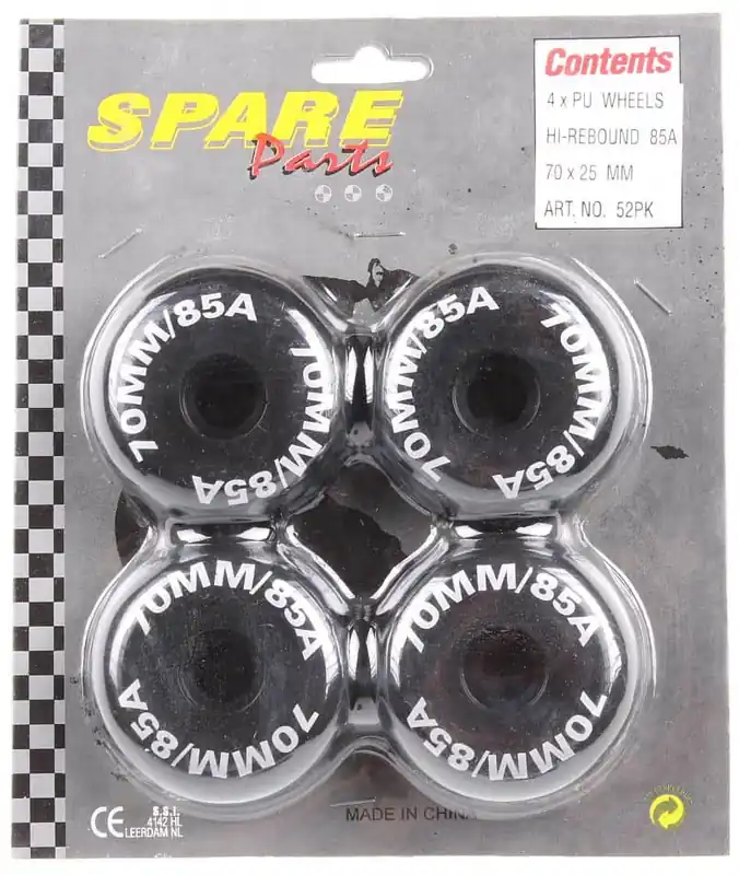 náhradní kolečka k bruslím PK 70x24mm Akční Cena