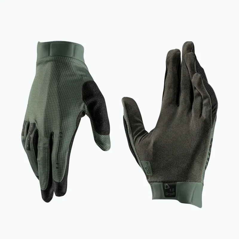Pánské cyklistické rukavice Leatt MTB 1.0 GripR mist green Levný