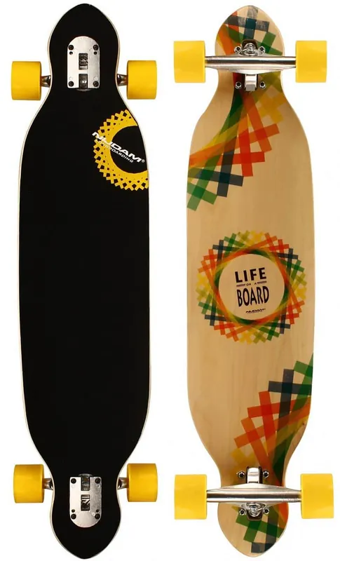 longboard Criss Cross skateboard 38in Nová Kolekce