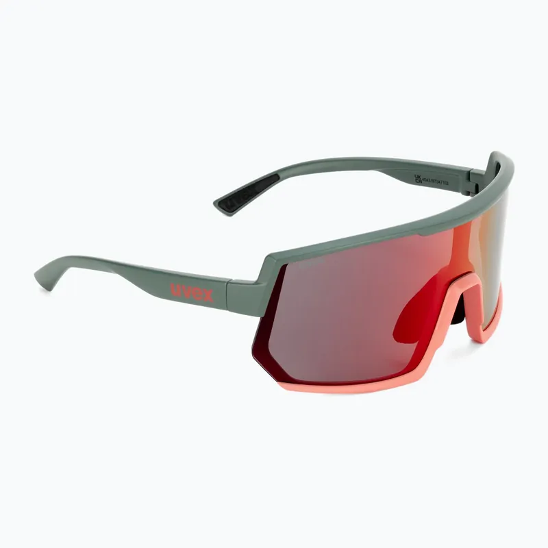 Cyklistické brýle UVEX Sportstyle 235 moss grapefruit mat/mirror red 53/3/003/7316 Rychlé Dodání